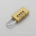 HEHE 3/4 Digit Brass Combination Number Padlock for luggage,Gym and  keyless padlock